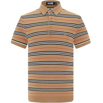 Navigare Italian mini sailing striped shirt polo men's short-sleeved 2024 summer business sweatshirt casual lapel T-shirt