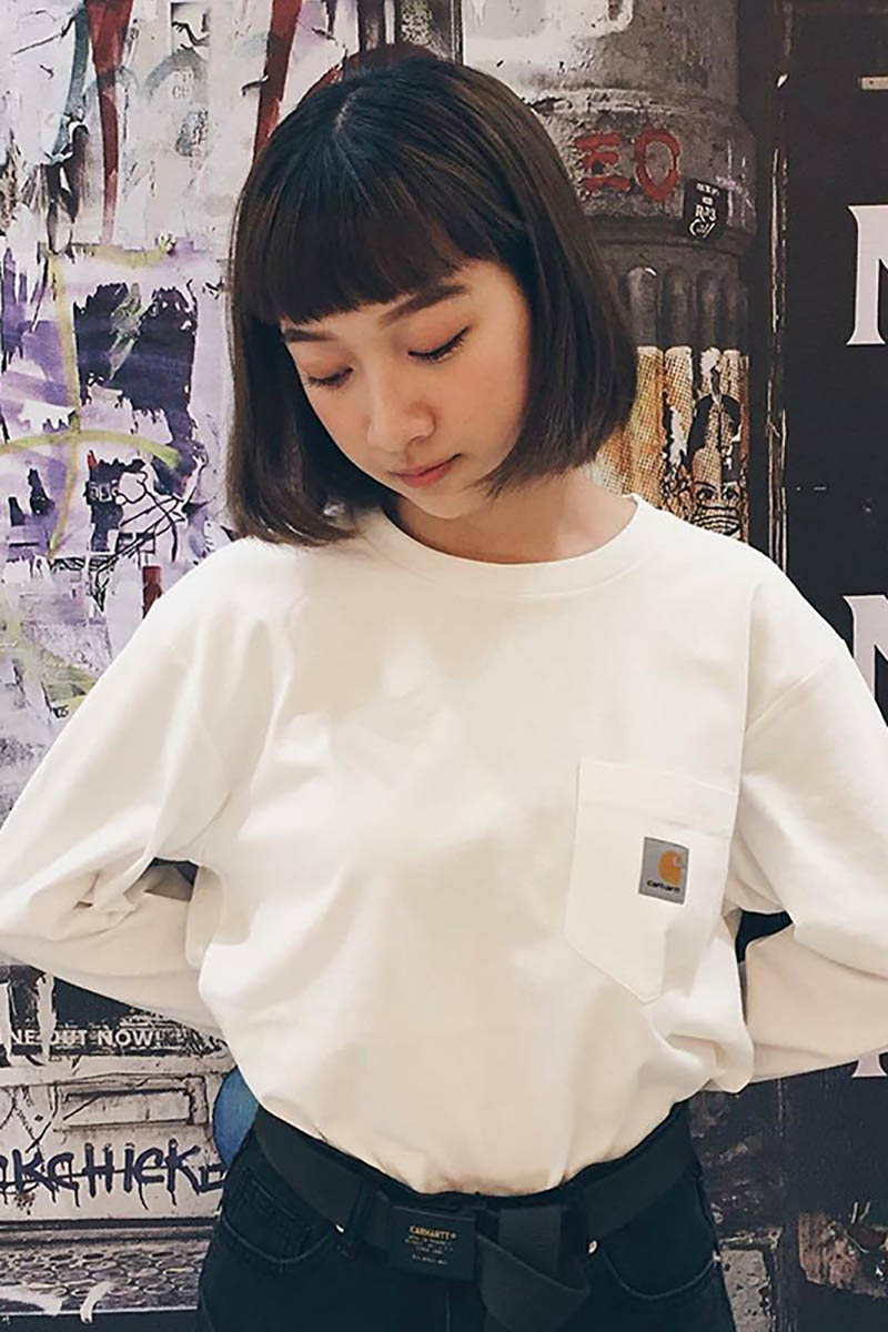 现货 卡哈特 Carhartt K126 经典宽松工装风长袖T恤情侣款打底衫