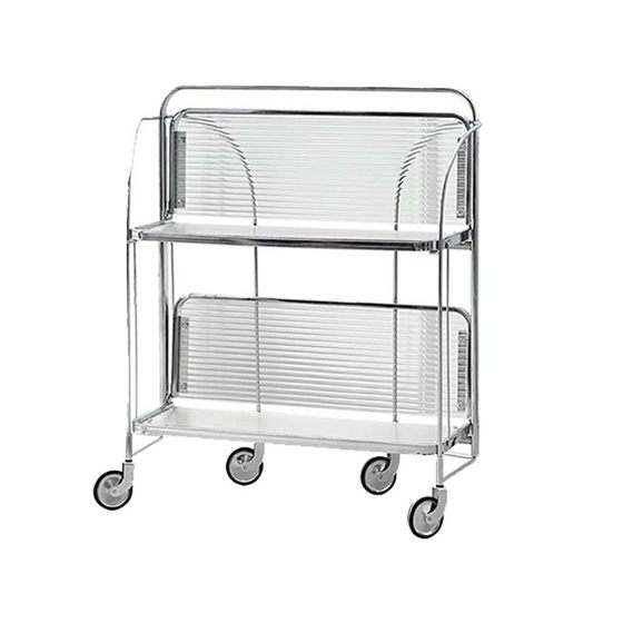 Texdream attitude Middle -aged small push -top configuration with brakes to fold the living room glass stainless steel storage rack Texdream attitude Middle -aged small push -top configuration with brakes to fold the living room glass stainless steel storage rack