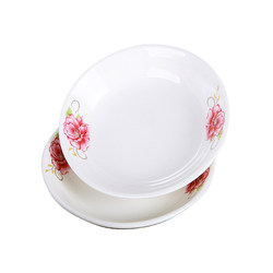 Gome Porcelain Ceramic Tableware Plate Flavor Plate Square Fish Plate Deep Dish Plate