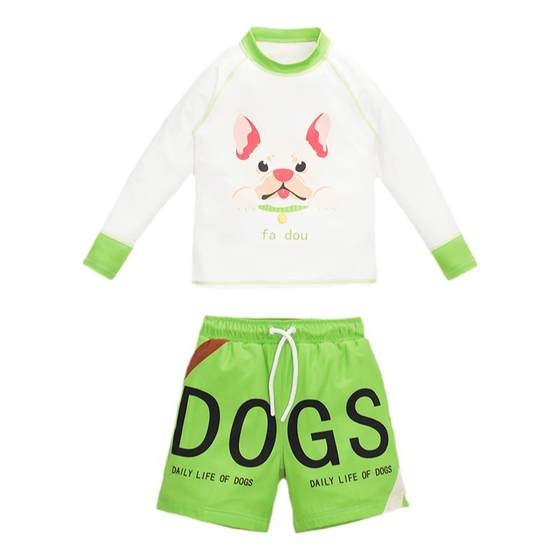 Baby swimsuit men's long -sleeved sunscreen fast dry boys swimsuit A category 4 -year -old cute children swimwear set
Baby swimsuit men's long -sleeved sunscreen fast dry boys swimsuit A category 4 -year -old cute children swimwear set