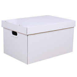 Paper storage box with lid, white storage box, paper box, snack gift box, large paper box for girlfriend