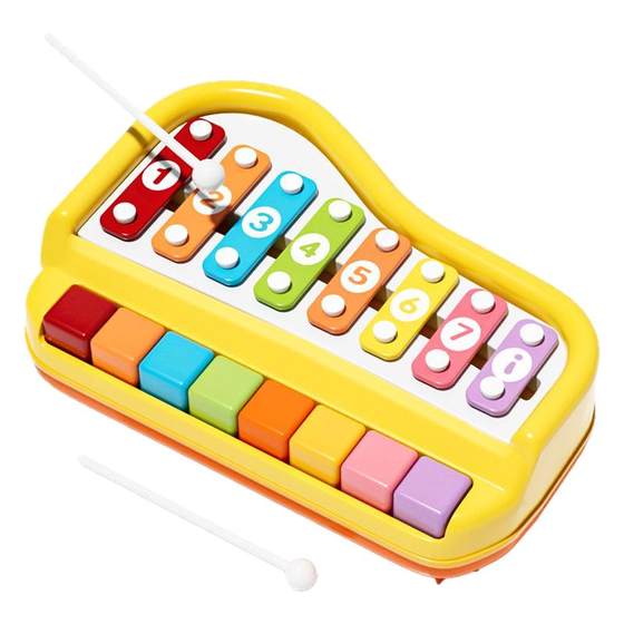 Newchi puzzle eight-tone hand-knob piano baby two-in-one xylophone instrument piano infant childhood puzzle music toys
Newchi puzzle eight-tone hand-knob piano baby two-in-one xylophone instrument piano infant childhood puzzle music toys