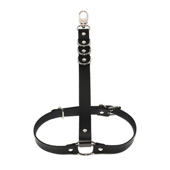 PU leg ring punk thigh straps shorts women dance performance personalized students circle chain decorative gothic garter belt