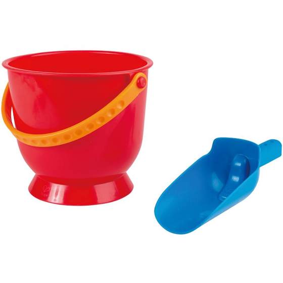 Hape Beach Toy Bucket 1-2-6 year old children play with sand and dig large sand. Large bucket shovel plays with water and thicken
Hape Beach Toy Bucket 1-2-6 year old children play with sand and dig large sand. Large bucket shovel plays with water and thicken