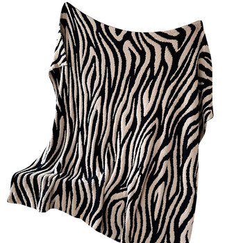 ຮູບແບບສູງມ້າລາຍ sofa throw blanket half-edge velvet blanket office nap nap blanket aviation blanket decorative blanket