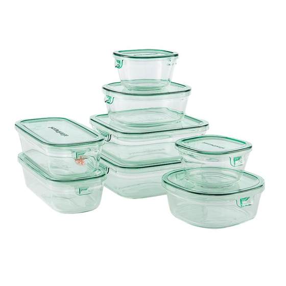 Japanese iwaki Yiwanjia genuine glass fresh-keeping box, lunch box, bowl, ultra light microwave oven, heated refrigerator, large storage capacity Japanese iwaki Yiwanjia genuine glass fresh-keeping box, lunch box, bowl, ultra light microwave oven, heated refrigerator, large storage capacity