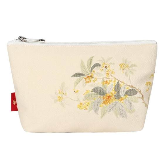Caiyitang Guofeng Osmanthus Makeup Bags Storage Bags Out Portable Travel Coin Pass Large -capacity Handbag Caiyitang Guofeng Osmanthus Makeup Bags Storage Bags Out Portable Travel Coin Pass Large -capacity Handbag