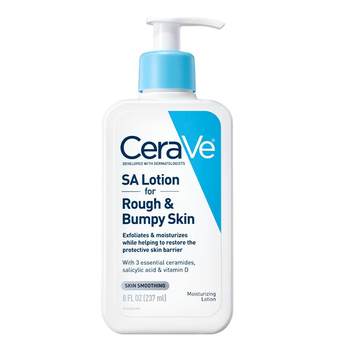 CeraVe Salicylic Acid Rejuvenating Body Lotion/237ml Moisturizing Repair ປັບປຸງຄວາມຫຍາບຄາຍ