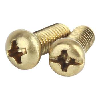 screws ທອງແດງ Round head cross machine screws Pan head screws Round head screws M2M2.5M3M4M5M6M8