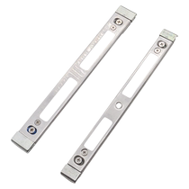 No punching and breaking bridge aluminum alloy swing door stainless steel lock piece adjustable gusset plate lock seat lock buckle European standard lock body buckle