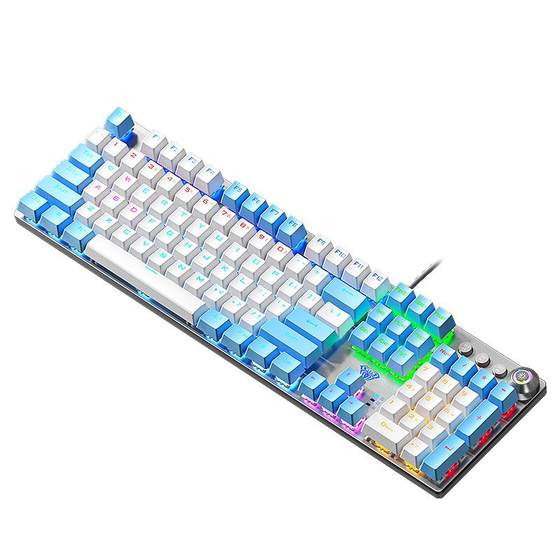 Wolf Spider F2088 mechanical keyboard e-sports game office desktop laptop black green tea red scroll male and female students
Wolf Spider F2088 mechanical keyboard e-sports game office desktop laptop black green tea red scroll male and female students
