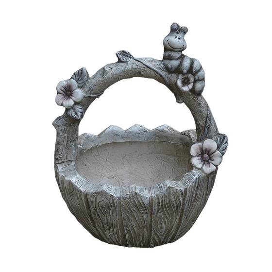 Outdoor courtyard American Garden Creative Flower Basket Flower Basin Layst Garden Art Decoration layout net red landscaping ornaments Outdoor courtyard American Garden Creative Flower Basket Flower Basin Layst Garden Art Decoration layout net red landscaping ornaments