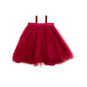 MARLMARL ເດັກນ້ອຍ dress tube top gauze skirt ເດັກຍິງ puffy skirt pleated skirt tutu