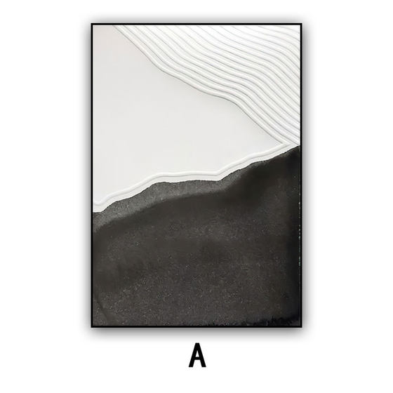 Sympathetic minimalist painting modern style black white gray high -level sensing painting living room sofa large landing painting
Sympathetic minimalist painting modern style black white gray high -level sensing painting living room sofa large landing painting