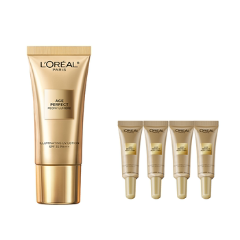 L'Oreal Golden Beauty Peony Sunscreen Milk Whitening Isolation Cream Facial Refreshing Moisturizing Outdoor Body Sunscreen