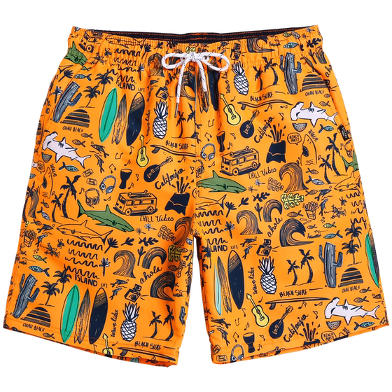 GELLA Beach Swimming Pants Men's Beach Pants Quick drying Large size Shorts can be used for swimming hot springs, casual and loose fitting shorts GELLA Beach Swimming Pants Men's Beach Pants Quick drying Large size Shorts can be used for swimming hot springs, casual and loose fitting shorts