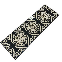 Slightly defective kitchen non-slip floor mat oil-proof square simple modern anti-fouling carpet polypropylene woven geometric pattern