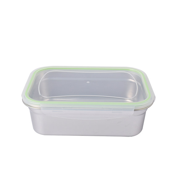304 Stainless Steel Fresh Boxing Bringing Lice Box Refrigerator refrigerated rectangular square food box Shengcai pot lunch box 304 Stainless Steel Fresh Boxing Bringing Lice Box Refrigerator refrigerated rectangular square food box Shengcai pot lunch box