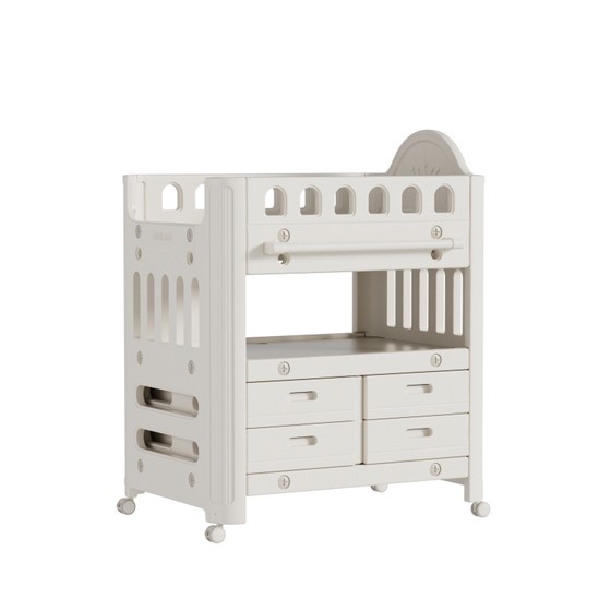 Baby diaper table baby touches the care table to change the diapers can be moved can be adjusted and highly neonatal bathing crib
Baby diaper table baby touches the care table to change the diapers can be moved can be adjusted and highly neonatal bathing crib