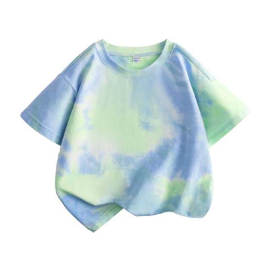 Jewish children's short-sleeved T-shirt for children in summer tie-chrome T-shirt for boys' new pure cotton top for summer
Jewish children's short-sleeved T-shirt for children in summer tie-chrome T-shirt for boys' new pure cotton top for summer