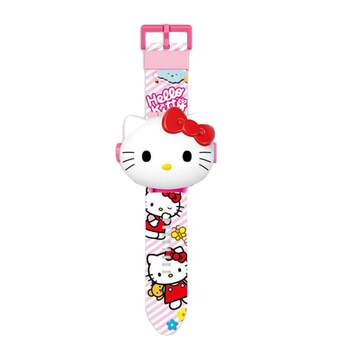 Douyin ດຽວກັນຂອງ HelloKitty cat projection watch ໂມງເດັກນ້ອຍກາຕູນອີເລັກໂທຣນິກເດັກນ້ອຍຊາຍແລະເດັກຍິງ Kuromi toy watch