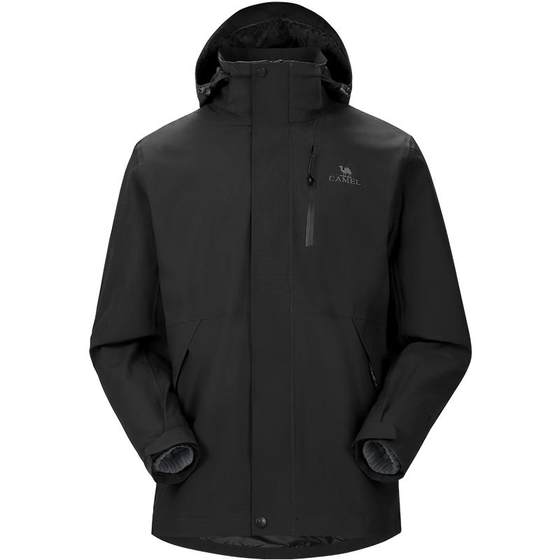 Camel outdoor three-proof jacket jacket for women and men ad12263514X three-in-one waterproof phantom black mountaineering suit
Camel outdoor three-proof jacket jacket for women and men ad12263514X three-in-one waterproof phantom black mountaineering suit