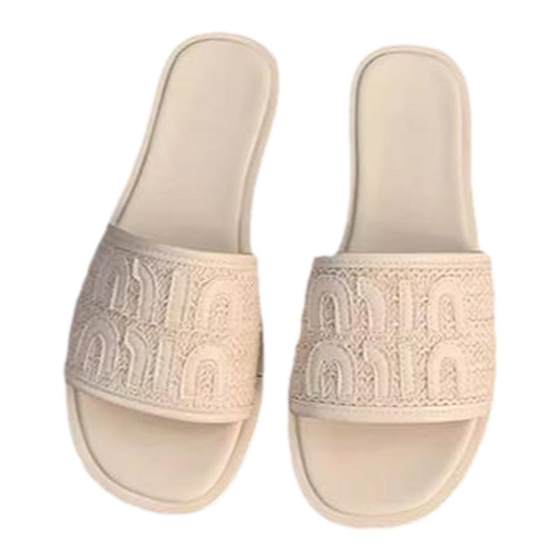 Flat-soled small fragrance style slippers for women's shoes 2025 new summer wear French sandals beach sandals
Flat-soled small fragrance style slippers for women's shoes 2025 new summer wear French sandals beach sandals