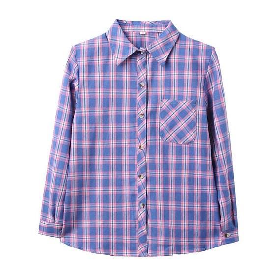 New style of middle-aged and elderly suit summer mother pure cotton plaid shirt women long sleeves large size women loose shirt top
New style of middle-aged and elderly suit summer mother pure cotton plaid shirt women long sleeves large size women loose shirt top