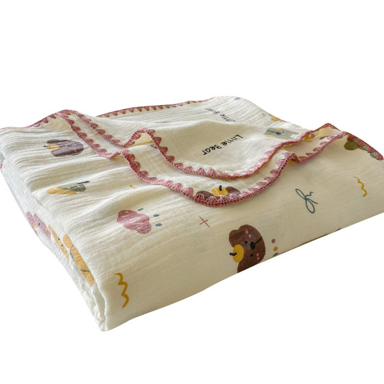 Full Cotton Double Layer Yarn Cover Blanket Class A Baby Nap Blanket Towel Summer Sofa Cover Blanket Office Shawl Blanket Full Cotton Double Layer Yarn Cover Blanket Class A Baby Nap Blanket Towel Summer Sofa Cover Blanket Office Shawl Blanket