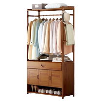 Bei Zhaisen coat rack coat rack floor-standing household bedroom vertical multi-functional clothes hanger simple storage storage rack