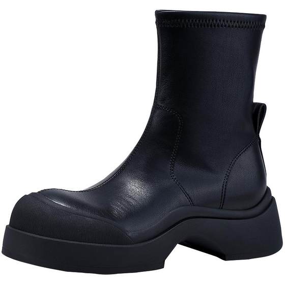BellaLily new heightened large head mid-tube boots for women's temperament thin boots casual fashion boots trend
BellaLily new heightened large head mid-tube boots for women's temperament thin boots casual fashion boots trend
