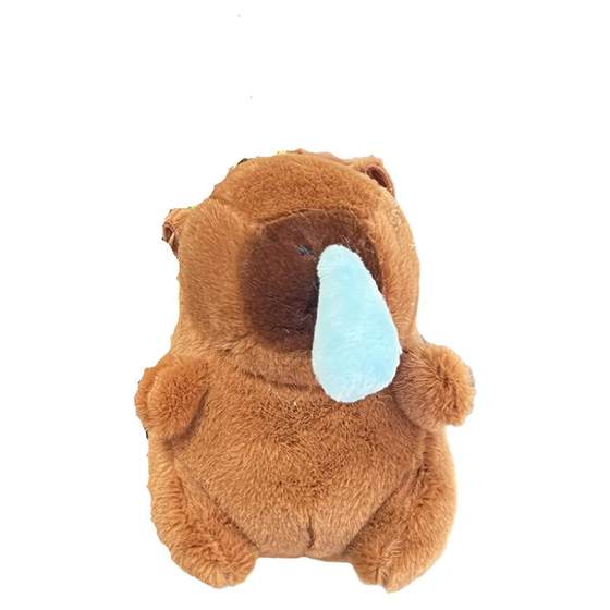 Capybara Keychain Doll Schoolbag Keychain Pendant Snot Snot Sticking Doll Plush Toy Capybara Keychain Doll Schoolbag Keychain Pendant Snot Snot Sticking Doll Plush Toy