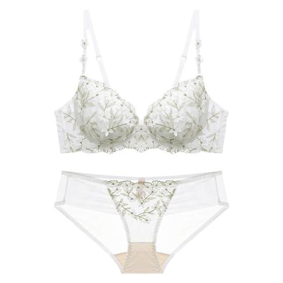 Japanese sexy girl feel embroidered flowers underwear women gathered small breasts on the small breasts to adjust the integer soft steel rim bra Japanese sexy girl feel embroidered flowers underwear women gathered small breasts on the small breasts to adjust the integer soft steel rim bra