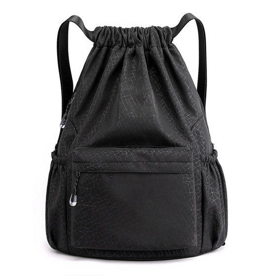 Basketball bag backpack men and women students schoolbag sports training fitness equipment large capacity drawstring ties pocket Basketball bag backpack men and women students schoolbag sports training fitness equipment large capacity drawstring ties pocket
