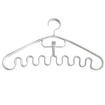 Wave hanger underwear sling ການເກັບຮັກສາ artifact ຄົວເຮືອນ hanging ເຄື່ອງນຸ່ງຫົ່ມ traceless ນັກສຶກສາຫໍພັກເຄື່ອງນຸ່ງຫົ່ມ rack ແຫ້ງເຄື່ອງຫຼາຍຫນ້າທີ່ເຮັດວຽກ
