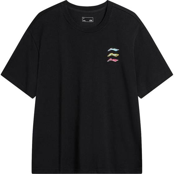 Li Ning short-sleeved men's summer men's sports top thin clothes loose half-sleeved sweat-absorbing black T-shirt for women
Li Ning short-sleeved men's summer men's sports top thin clothes loose half-sleeved sweat-absorbing black T-shirt for women