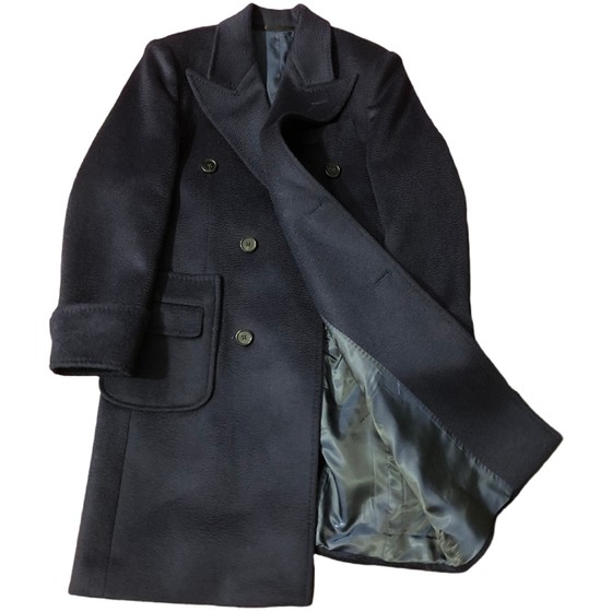 Men's wool coat tailor -made business leisure autumn and winter men's thickened and warm medium cashmere jacket
Men's wool coat tailor -made business leisure autumn and winter men's thickened and warm medium cashmere jacket