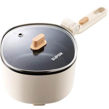 Supor ຫມໍ້ຫຸງຕົ້ມໃຊ້ໄຟຟ້າໃນຄົວເຮືອນ multi-functional cooking pot hot pot all-in-one pot folding pot students dormitory mini steamer