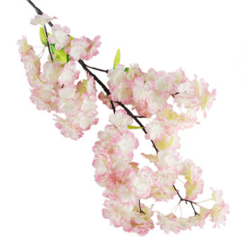 Simulated cherry blossom branch cherry blossom tree plastic decorate wedding peach blossom pear blossom indoor living room floor-standing ceiling fake ຫວາຍດອກ