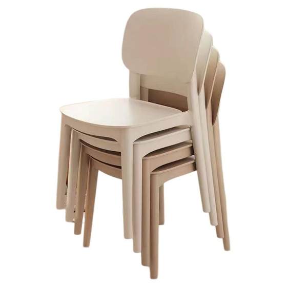 Thickened plastic dining chair modern simple backrest stool home dining table and chair sitting for a long time small chair cream soft bag
Thickened plastic dining chair modern simple backrest stool home dining table and chair sitting for a long time small chair cream soft bag