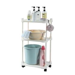 Bathroom storage rack, bathroom washbasin stand, washstand, plastic heightened storage, washbasin, floor-mounted multi-layer basin rack