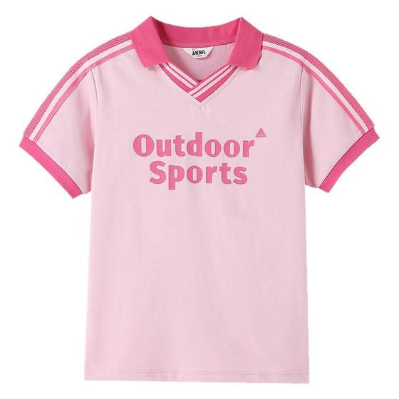 Annai children's clothing boys and girls lapel short-sleeved T-shirt POLO shirt 2025 summer new casual cool breathable
Annai children's clothing boys and girls lapel short-sleeved T-shirt POLO shirt 2025 summer new casual cool breathable