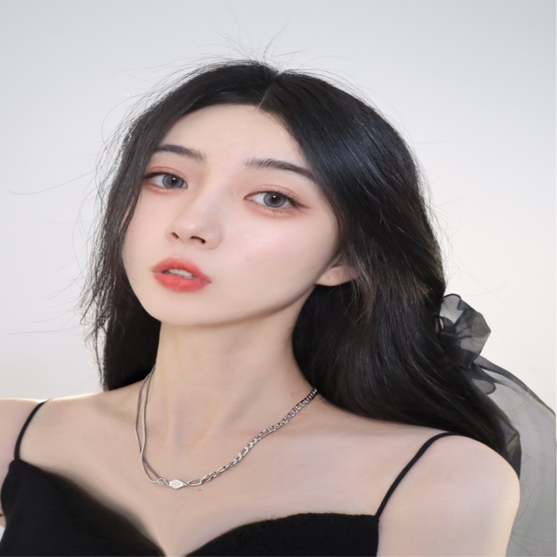 KLINKLIN原创拼接项链男款女小众设计感中性轻奢锁骨链情侣送礼物