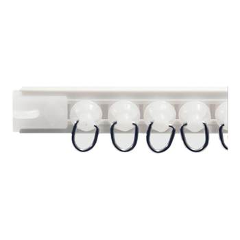 curtain track-free slide rail side-mounted top-mounted curved track silent ultra-thin guide rail curtain accessories rod sticky rail slide