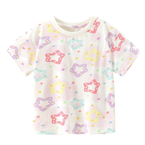 Tang Ji Doudou 2025 summer new style girls quick-drying T-shirt cartoon cool feeling comfortable short-sleeved cute candy color top
Tang Ji Doudou 2025 summer new style girls quick-drying T-shirt cartoon cool feeling comfortable short-sleeved cute candy color top