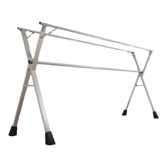 Folding the ground folding indoor home balcony bedroom stainless steel outdoor cooling telescopic lever Folding the ground folding indoor home balcony bedroom stainless steel outdoor cooling telescopic lever