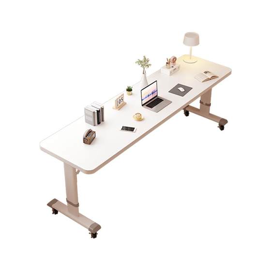 Desk home long table mobile lift computer desk work table against wall narrow table cross bed table student study table
Desk home long table mobile lift computer desk work table against wall narrow table cross bed table student study table