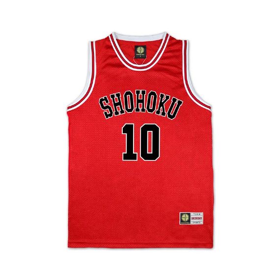 SD Ball Clothing Training Server Slam Dunk Team Uniform No. 10 Sakuragi Flower Road Basketball Club Basketball Club Velles White SD Ball Clothing Training Server Slam Dunk Team Uniform No. 10 Sakuragi Flower Road Basketball Club Basketball Club Velles White