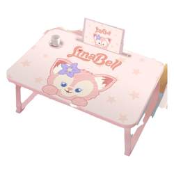 Lina Belle pink bed small table lazy upper bunk artifact bay window foldable small table children's writing study desk laptop computer table female student bedroom sitting office home